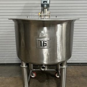 170 GALLON STAINLESS MIX TANK WITH XP LIGHTNING MIXER