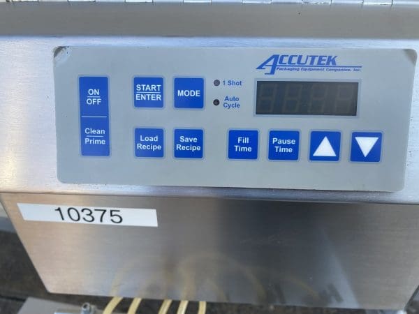 Accutek 5 Head Mini Pinch Bottle Filler, Serial A-17203801