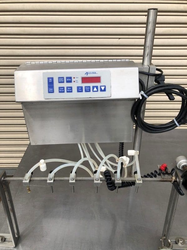 Accutek Mini Pinch Semi-Auto Bottle Filling Line