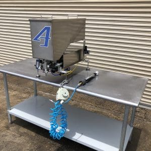 Accutek Single Head Semi-Auto Piston Filling Machine with Capper, Unit #3