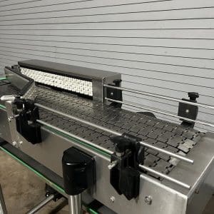 Alliance 15in x 60in SS Bottle Feed Table Single Filer