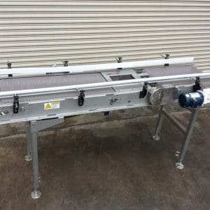 ALLIANCE 18” X 8’ LONG STAINLESS METERING CONVEYOR