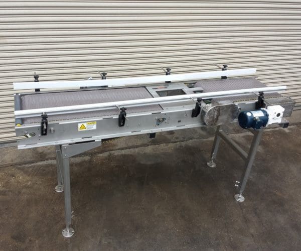 ALLIANCE 18” X 8’ LONG STAINLESS METERING CONVEYOR