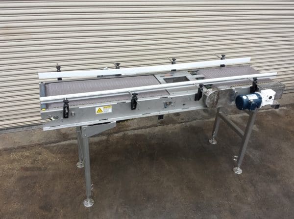 ALLIANCE 18” X 8’ LONG STAINLESS METERING CONVEYOR