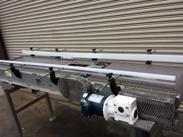 ALLIANCE 18” X 8’ LONG STAINLESS METERING CONVEYOR