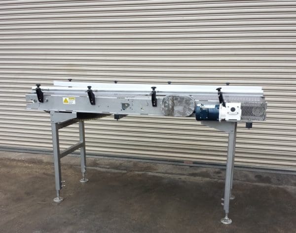 ALLIANCE 18” X 8’ LONG STAINLESS METERING CONVEYOR