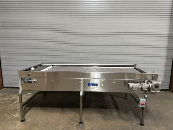 Bevco 4’ x 11’ Long Stainless Bi-Directional Reflow Accumulation Table