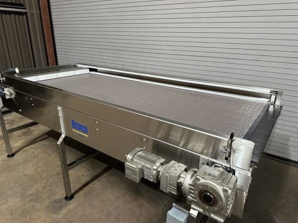 Bevco 4’ x 11’ Long Stainless Bi-Directional Reflow Accumulation Table