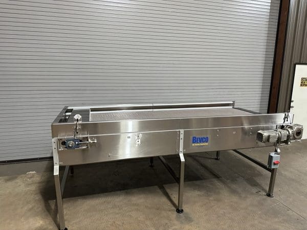 Bevco 4’ x 11’ Long Stainless Bi-Directional Reflow Accumulation Table