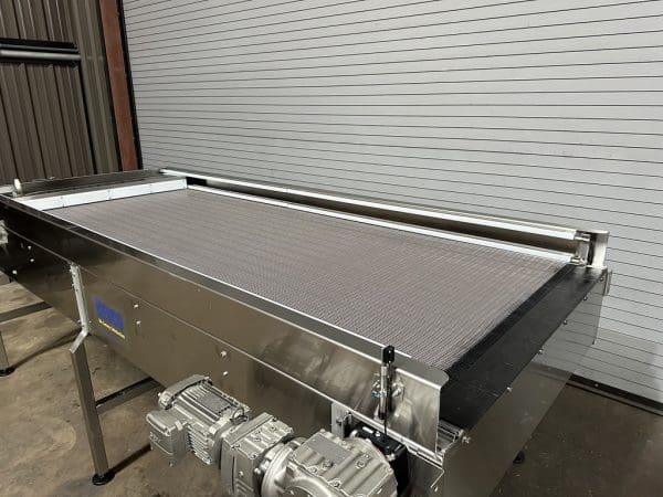 Bevco 4’ x 11’ Long Stainless Bi-Directional Reflow Accumulation Table