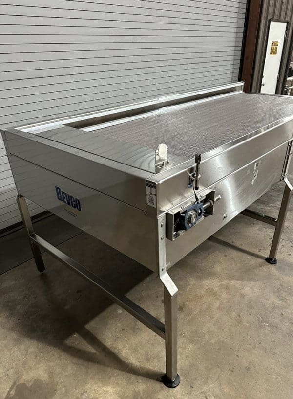 Bevco 4’ x 11’ Long Stainless Bi-Directional Reflow Accumulation Table