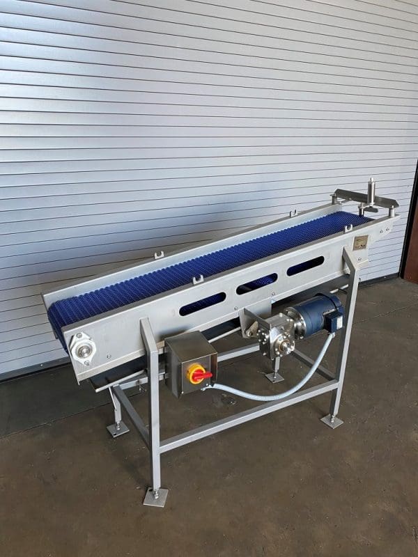 Conveyor 15 x 76 Long Incline Food Conveyor, Serial C0E6675-1