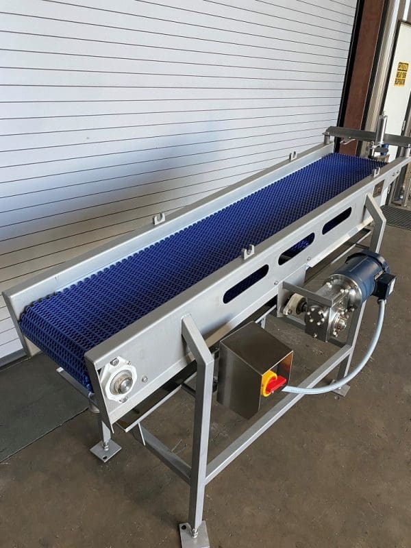 Conveyor 15 x 76 Long Incline Food Conveyor, Serial C0E6675-1