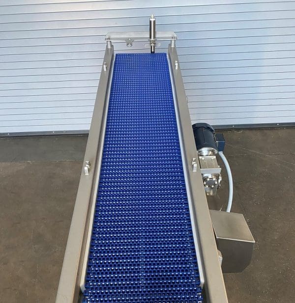 Conveyor 15 x 76 Long Incline Food Conveyor, Serial C0E6675-1