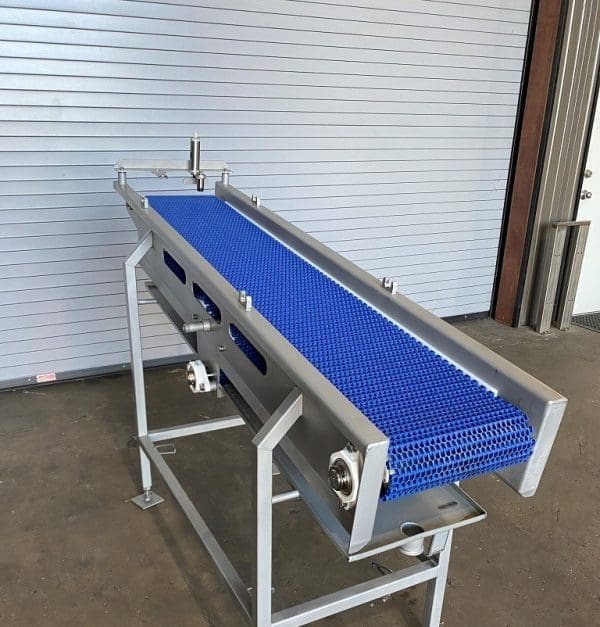 Conveyor 15 x 76 Long Incline Food Conveyor, Serial C0E6675-1