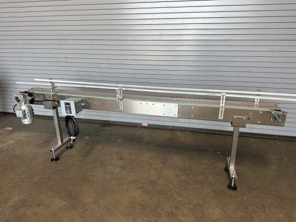 Conveyor 7.5in x10' Long Stainless Bottle Conveyor