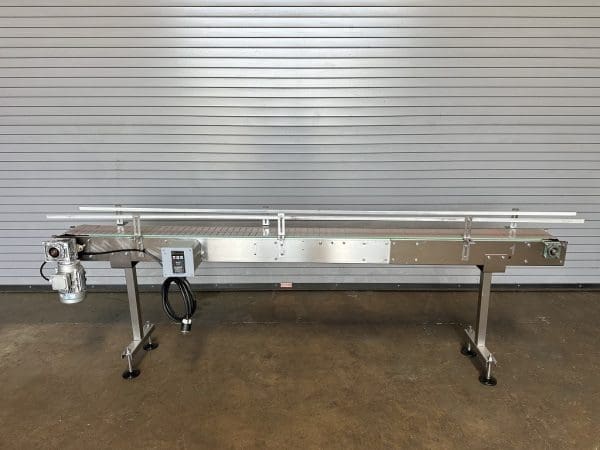 Conveyor 7.5in x10' Long Stainless Bottle Conveyor