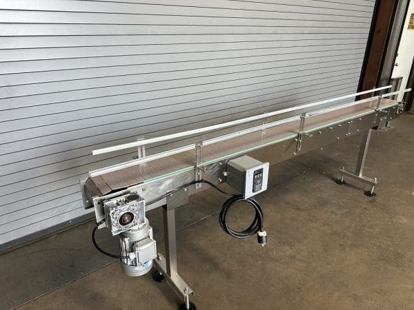 Conveyor 7.5in x10' Long Stainless Bottle Conveyor