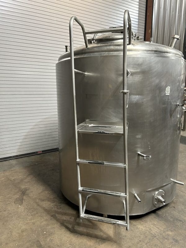 Crepaco 1000 Gallon Stainless Jacketed Process Tank, Serial #1000EPD661017