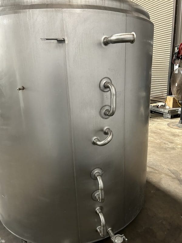 Crepaco 1000 Gallon Stainless Jacketed Process Tank, Serial #1000EPD661017