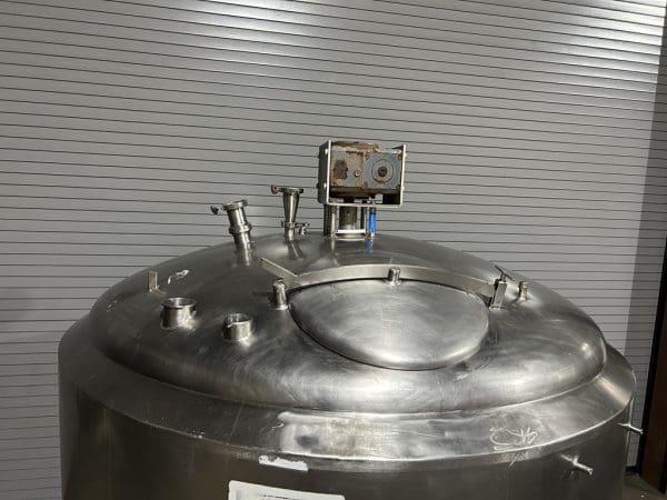 Crepaco 1,000 Gallon Stainless Jacketed Processor Mix Tank, Serial #20068