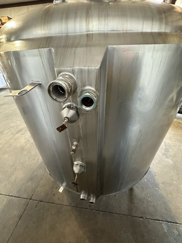 Crepaco 500 Gallon Stainless Jacketed Mix Tank, Serial #500661389