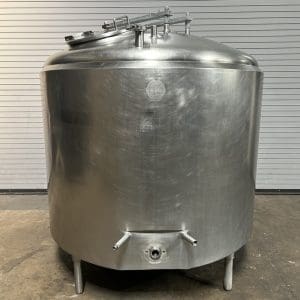 CREPACO 500 GALLON STAINLESS JACKETED PROCESS TANK