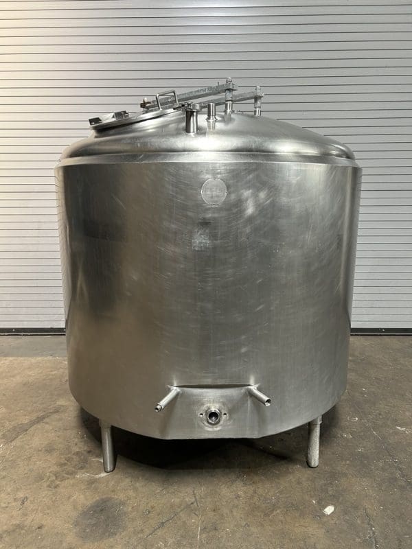 CREPACO 500 GALLON STAINLESS JACKETED PROCESS TANK