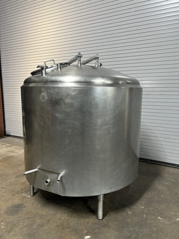 Crepaco 500 Gallon Stainless Jacketed Process Tank, Serial #50062939