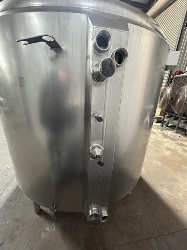 Crepaco 500 Gallon Stainless Jacketed Process Tank, Serial #50062939