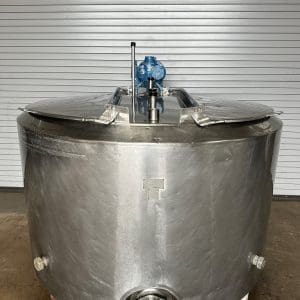 Crepaco 500 Gallon Stainless Jacketed Process Tank, Serial 7390