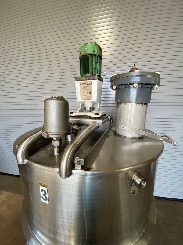 DCI 700 Gallon Stainless Jacketed Process Mix Tank, Serial #81-F-27687-A