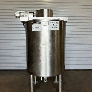 LEE 400 Gallon Dual Motion Stainless Jacketed Mix Tank, Serial #C6007J2