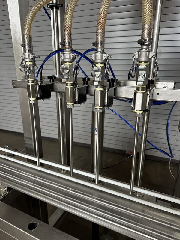 LPS 4 Head Semi-Auto Inline Bottle Filler, Serial #LPS1330 (5)