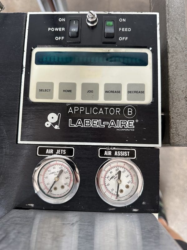 Label Aire 2114CD Pressure Sensitive Labeler, Serial #0137129702