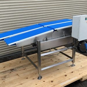 MULTI-CONVEYOR, 12” x 72” Long Stainless Incline Food Conveyor