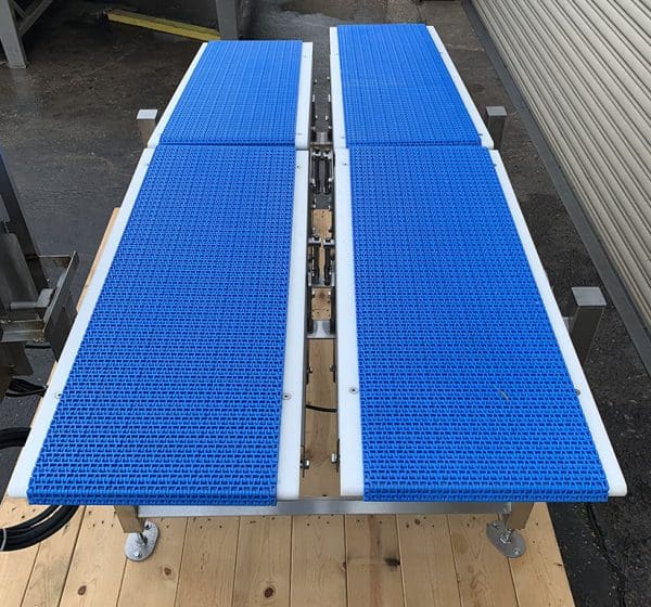 MULTI-CONVEYOR, 12” x 72” Long Stainless Incline Food Conveyor