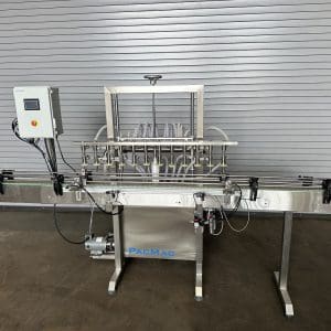 Pacmac 12 Valve Inline Bottle Filler, Serial #3829