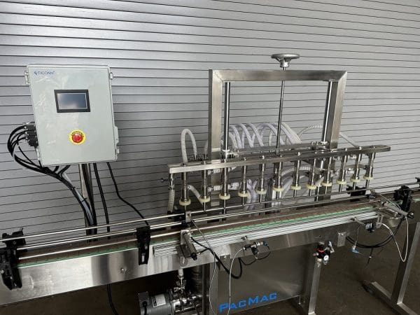 Pacmac 12 Valve Inline Bottle Filler, Serial #3829