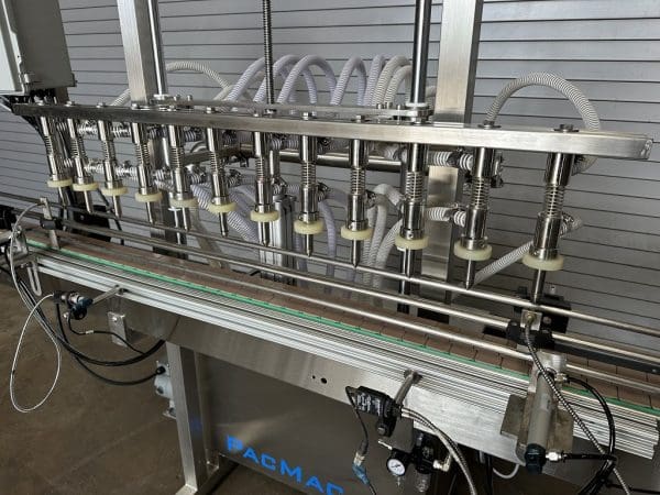 Pacmac 12 Valve Inline Bottle Filler, Serial #3829