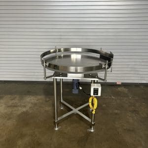 TPS 40in Stainless Rotary Accumulation Table, Serial #A4065-0616-1