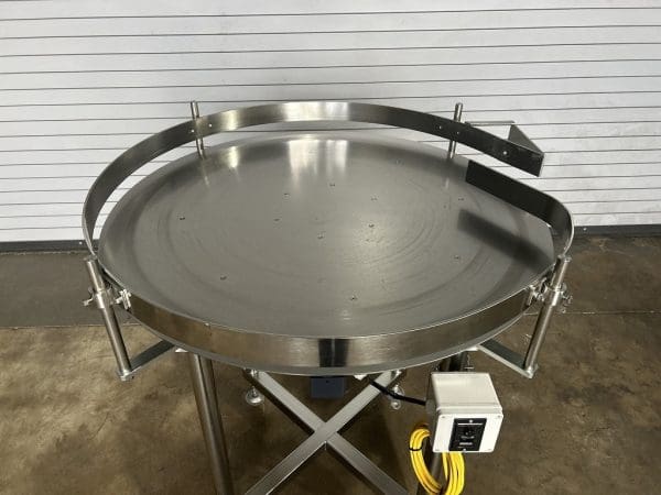 TPS 40in Stainless Rotary Accumulation Table, Serial #A4065-0616-1