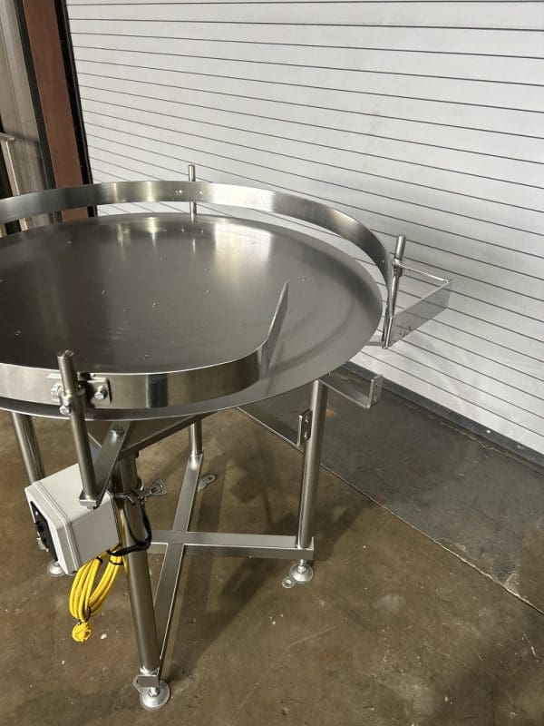 TPS 40in Stainless Rotary Accumulation Table, Serial #A4065-0616-1