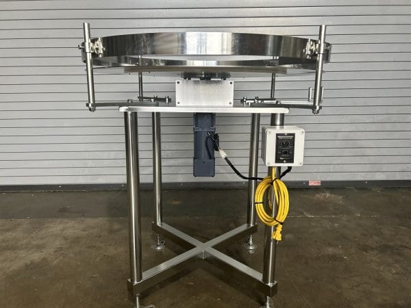 TPS 40in Stainless Rotary Accumulation Table, Serial #A4065-0616-1