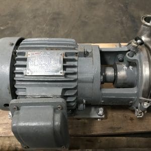 Tri-Clover Ladish 1 HP Stainless Centrifugal Pump, 1.5” x 2”, Serial #82-1526-8C