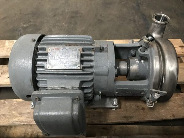 Tri-Clover Ladish 1 HP Stainless Centrifugal Pump, 1.5” x 2”, Serial #82-1526-8C