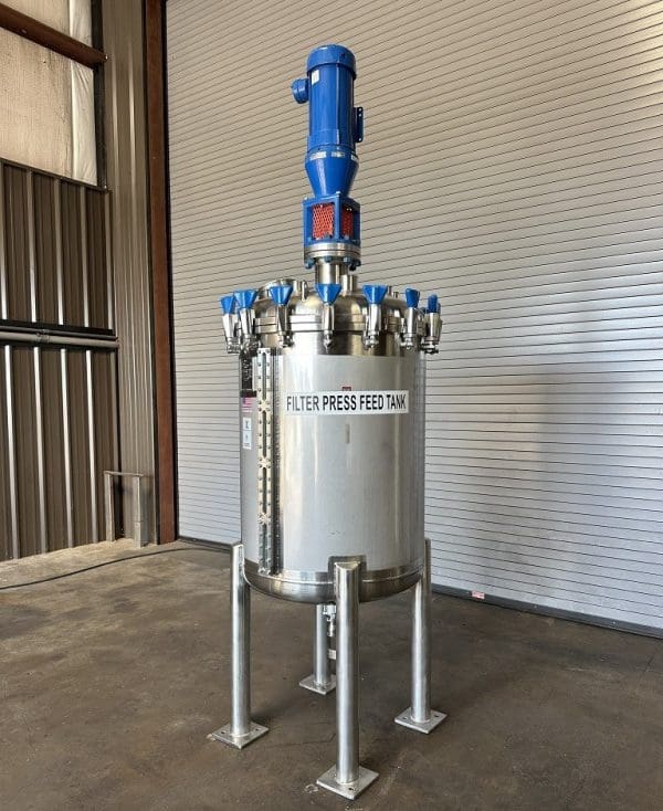 2018 Holloway Precision Stainless 200 Gallon Stainless Pressure Mixing Vessel Tank with Removable Top