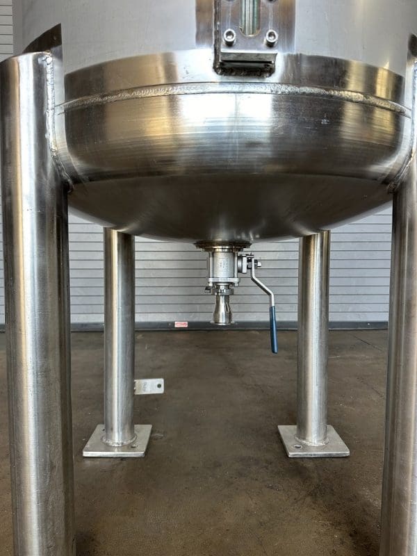 2018 Holloway Precision Stainless 200 Gallon Stainless Pressure Mixing Vessel Tank with Removable Top