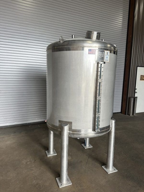 2018 Holloway Precision Stainless 300 Gallon Stainless Pressure Vessel Tank with Removable Top