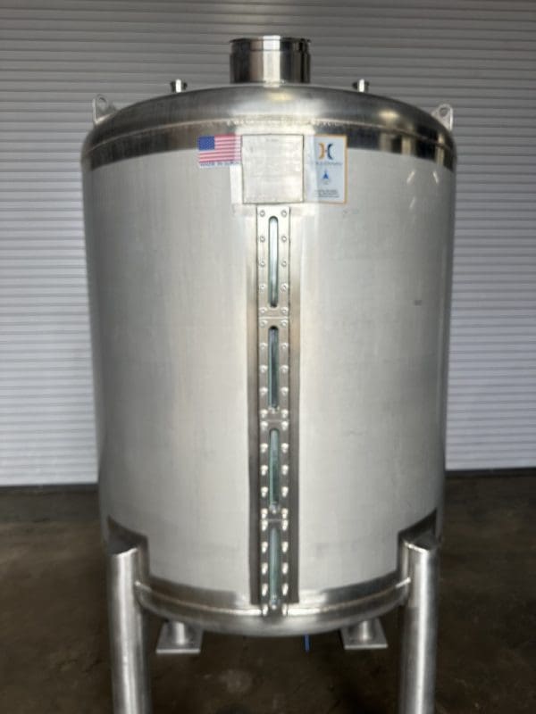 2018 Holloway Precision Stainless 300 Gallon Stainless Pressure Vessel Tank with Removable Top